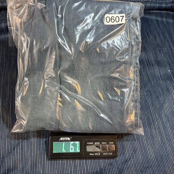 Levis 559 Relaxed Straight Jeans Mens 33x32 Blue Denim Mid Rise Casual Classic - Picture 7 of 7